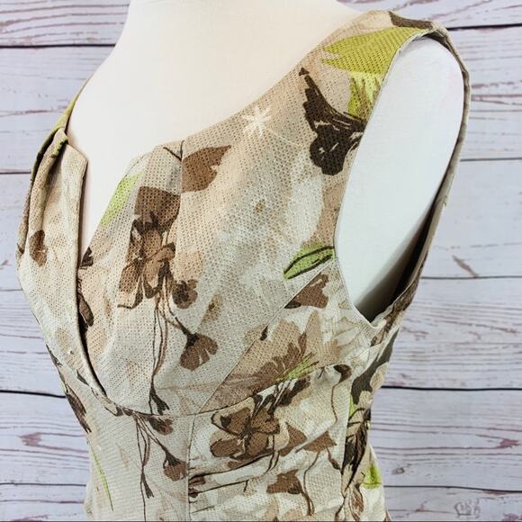 Adrianna Papell ruched side v front textured - Picture 7 of 13